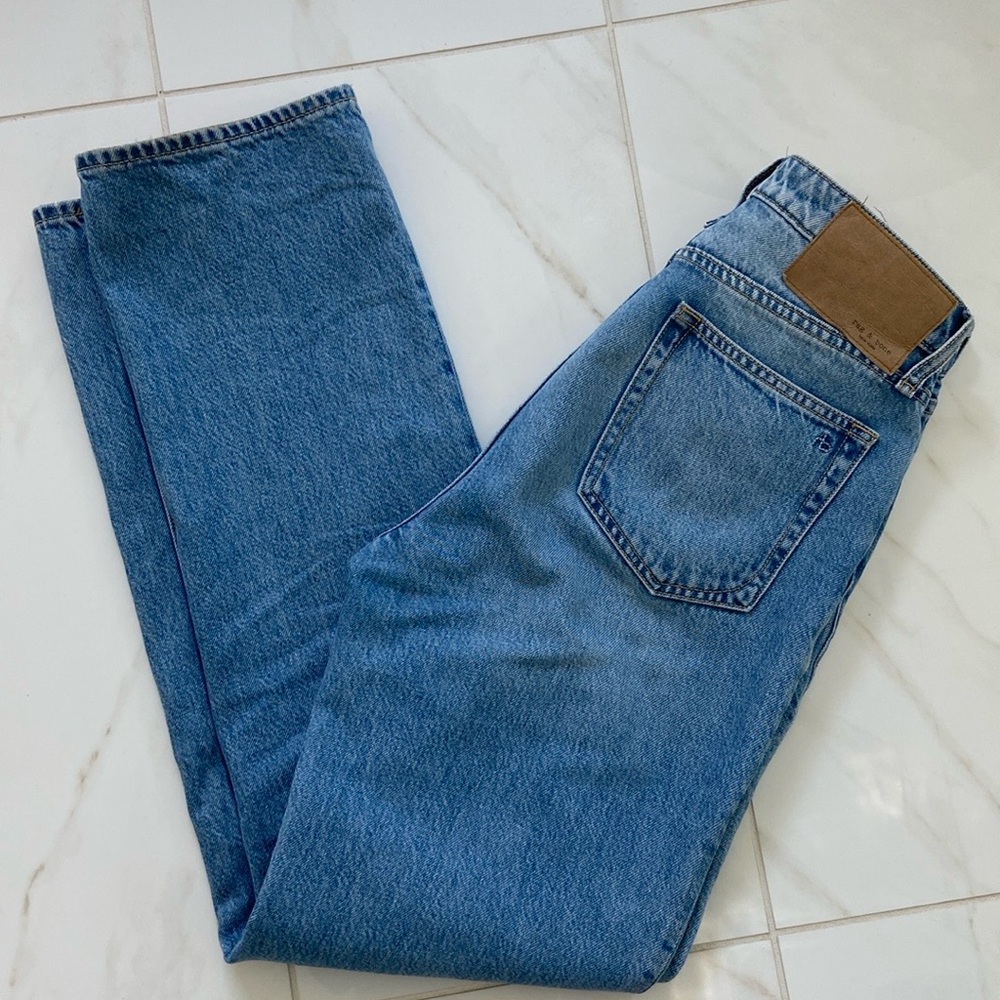 Rag and Bone Alex high rise straight jeans
